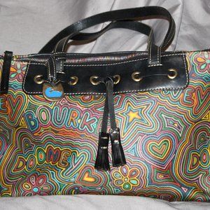 DOONEY & BOURKE Tassel Tote Rainbow Satchel NICE